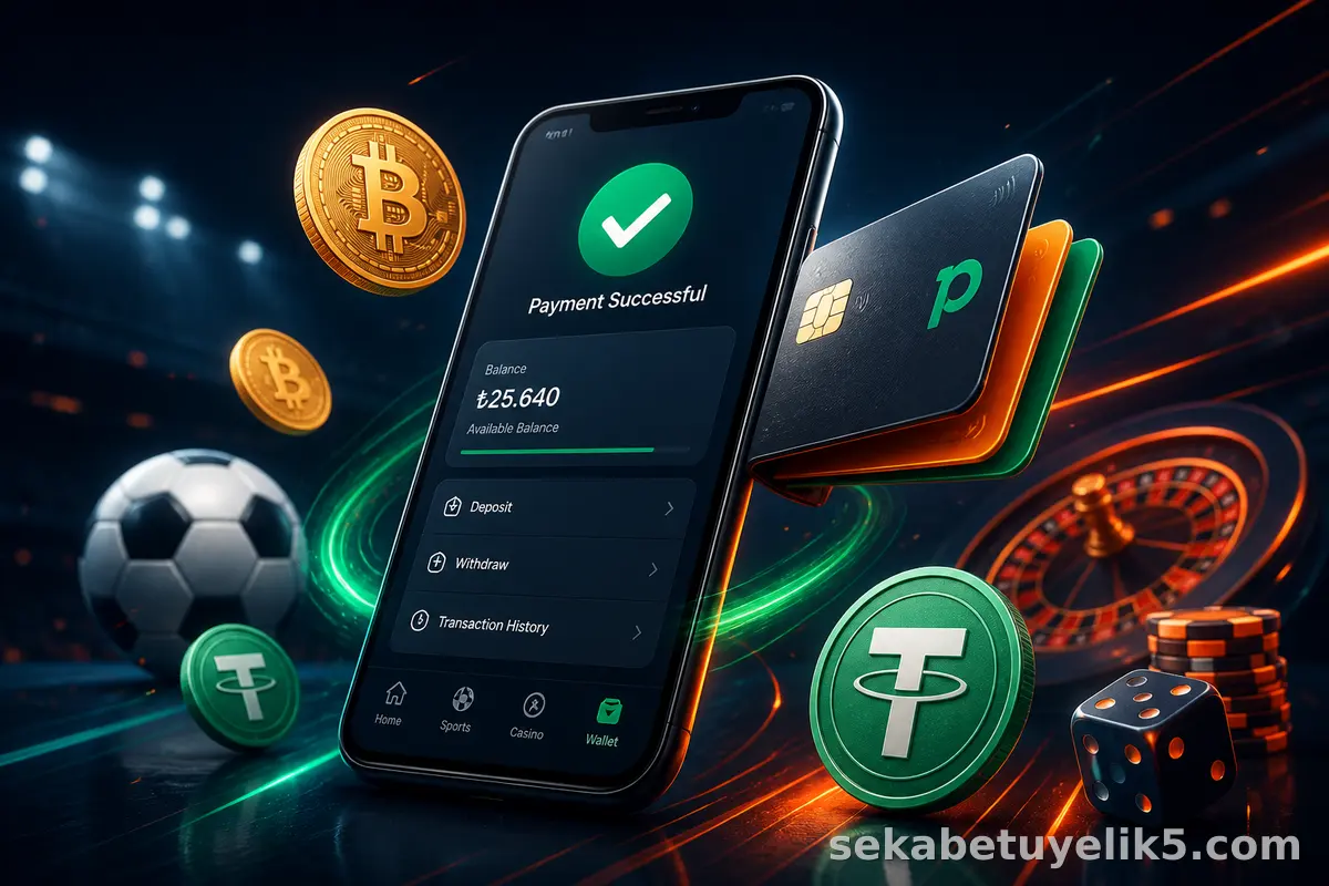 Sekabet para yatırma cüzdan ve kripto