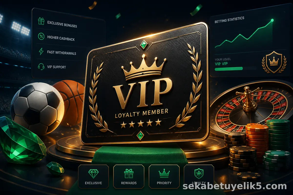 Sekabet VIP üyelik sadakat kartı